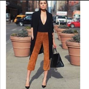 Dolce & Gabbana Cropped Leather Pants